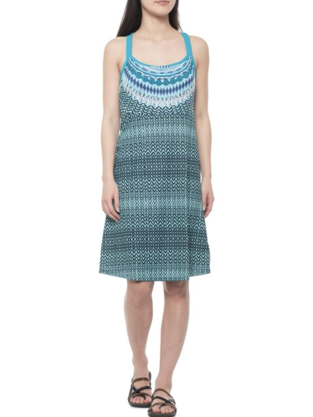 prAna Women's Cora Ikat Tank Dress Size M
